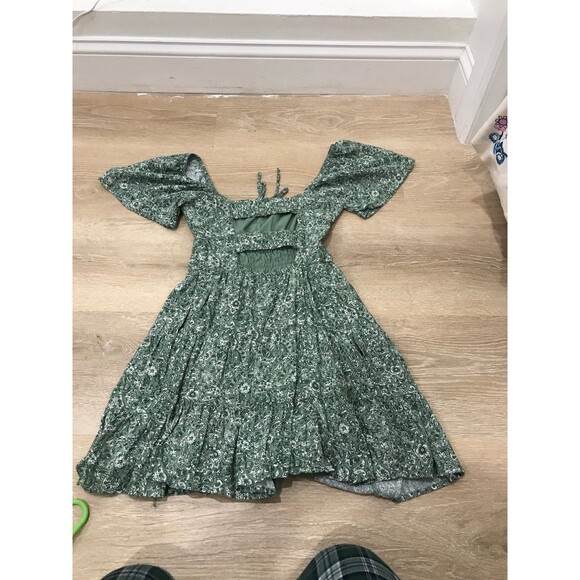 Hollister paisley green dress - Picture 3 of 4